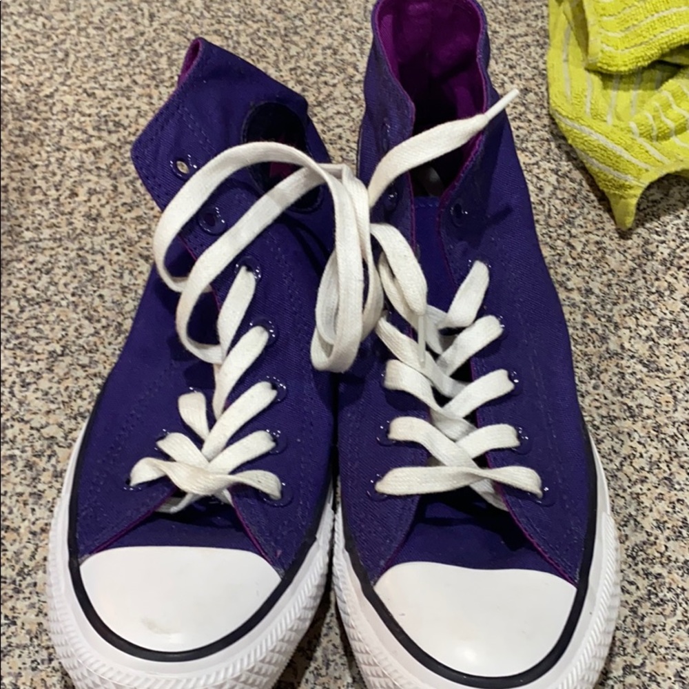 Purple Converse Hightop